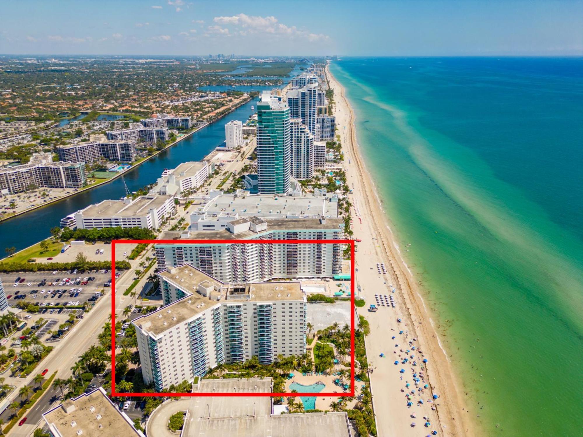 Modern 1 Bdr Oceanview With Direct Beach Access! Hollywood Exterior foto